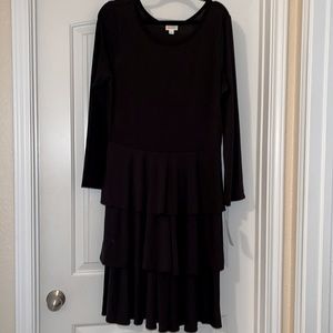 2XL LuLaRoe Black Georgia Dress BNWT